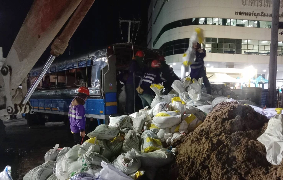 'รฟม.' สั่งผู้รับเหมา ถมดินปิดอุโมงค์ 'รถไฟฟ้าสายสีม่วงใต้'