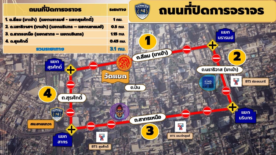 งานนวราตรี 2568 พิธีแห่ประเพณีพระศรีมหาอุมาเทวี วัดแขกสีลม วันที่ 2 ตุลาคม ปิดถนนเส้นไหนบ้าง