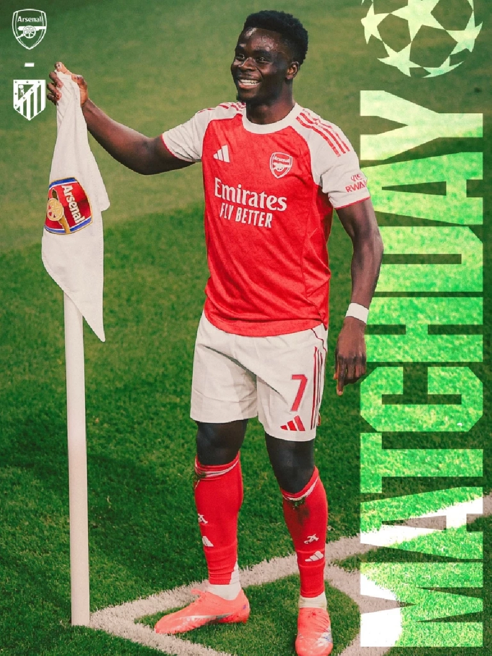 LIVE ดูบอลสด UCL อาร์เซนอล พบ แอต.มาดริด ถ่ายทอดสดยูฟ่าแชมเปียนส์ลีก 02.00 น.