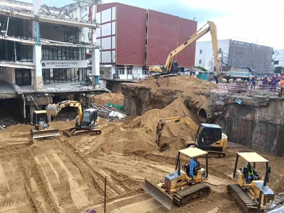 ‘รฟม.’ ยันอุโมงค์ใต้ดิน ‘สายสีม่วง’ ไม่ทรุดตัวเพิ่ม หลังถนนสามเสนเกิดเหตุ