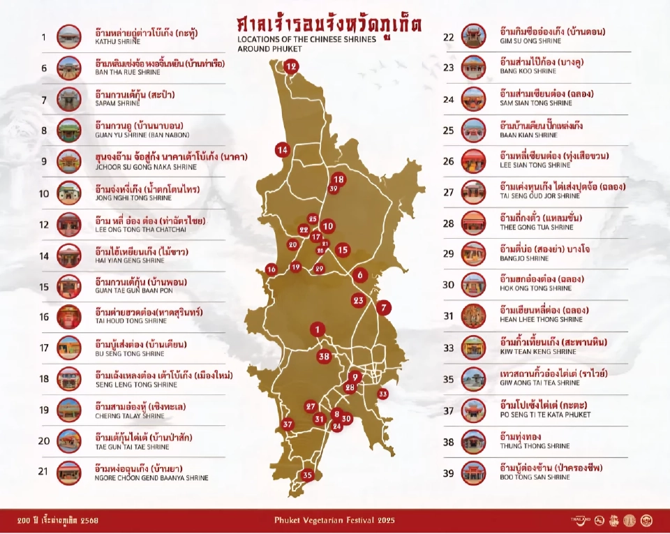 ศาลเจ้ารอบจังหวัดภูเก็ต