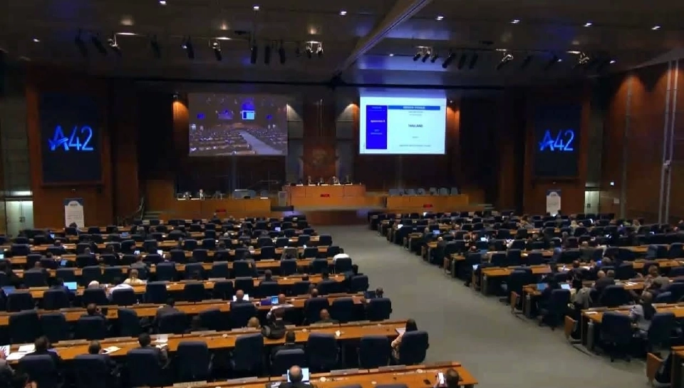 ผอ. CAAT กล่าวถ้อยแถลงสดุดีพระมหากรุณาธิคุณพระมหากษัตริย์ไทยในที่ประชุม ICAO