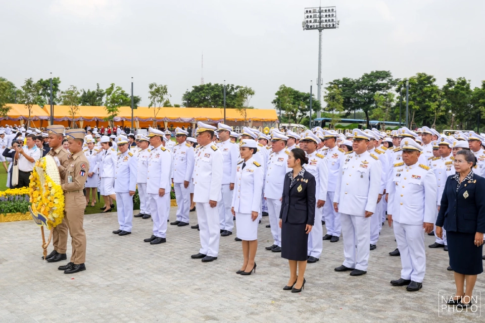 นายกฯอนุทิน นำครม.วางพวงมาลา 'วันนวมินทรมหาราช' 13 ต.ค.68