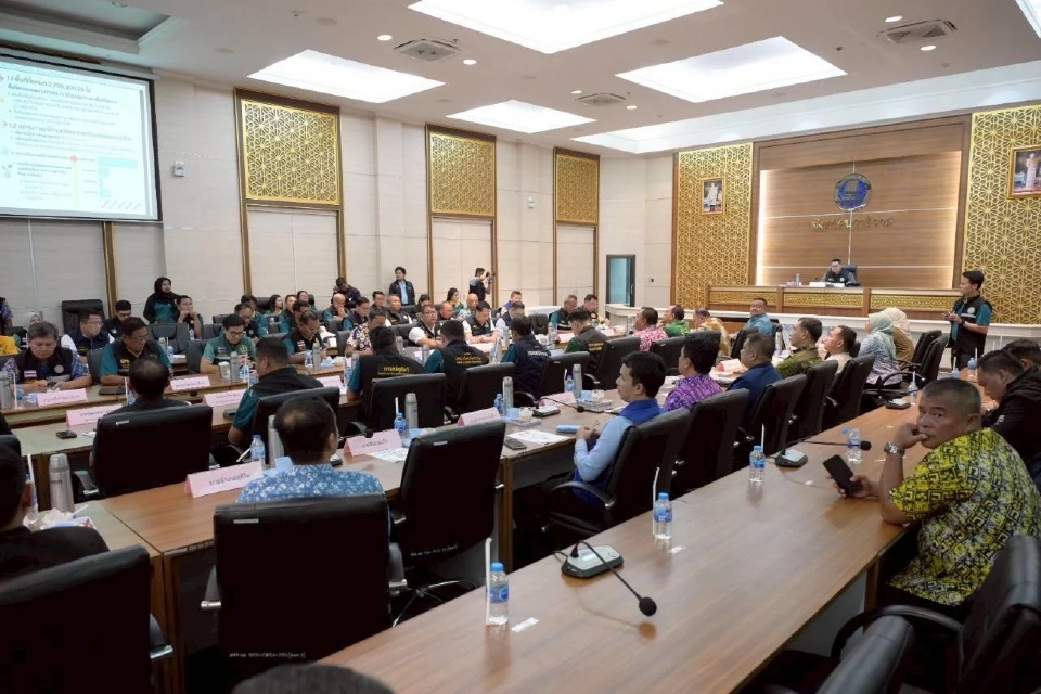 รมช.เกษตรฯ เคลื่อนทัพลงใต้ กำชับกรมชลฯ คุมเข้มแผนจัดการน้ำ ตั้งรับอุทกภัยนราธิวาส