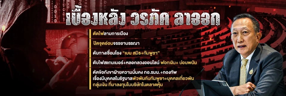 เปิดเบื้องลึก “วรภัค”ลาออก ตัดไฟลามการเมือง-ดับปมสแกมเมอร์