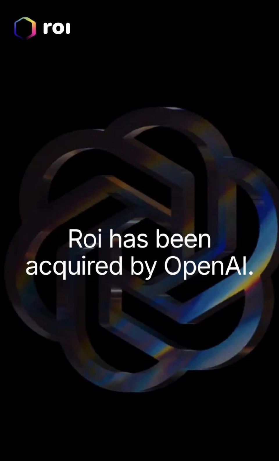 OpenAI เข้าซื้อกิจการแอปการเงิน AI “Roi” พร้อมดึงทีมเสริมทัพ