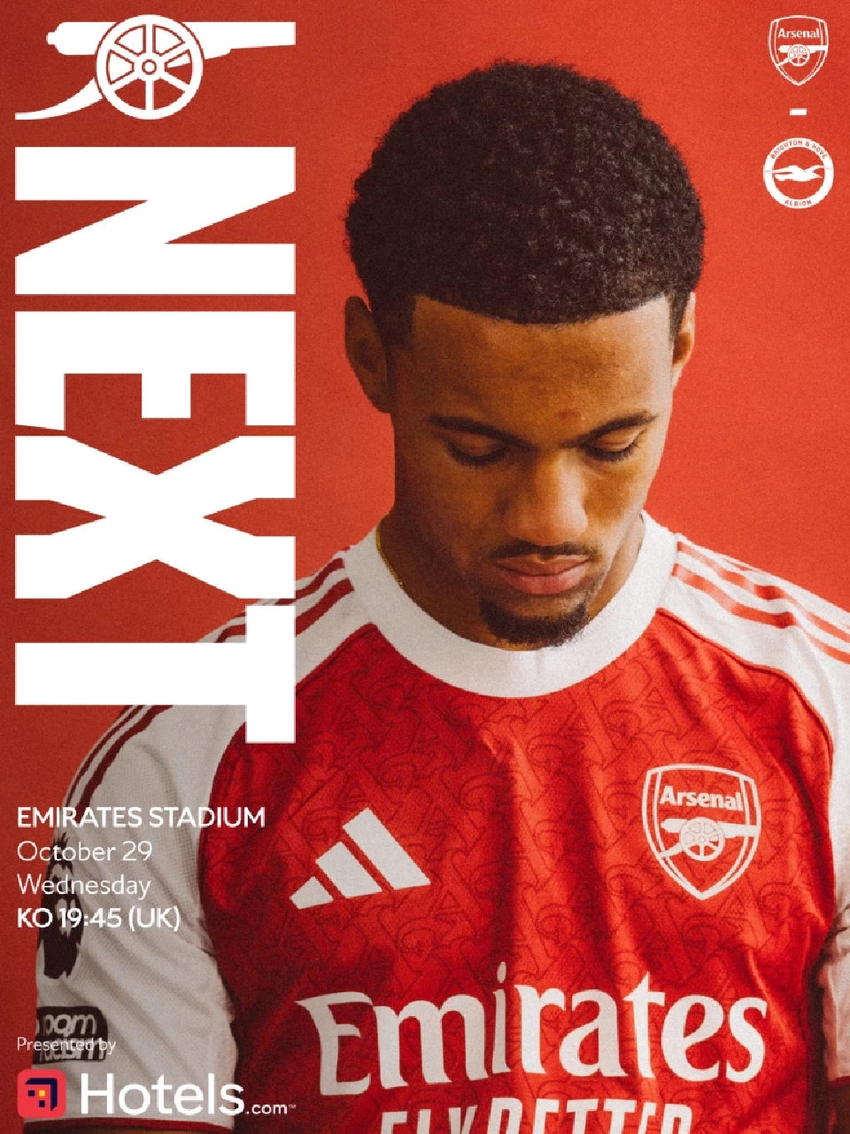 LIVE ดูบอลสด อาร์เซนอล พบ ไบรท์ตัน ถ่ายทอดสดคาราบาว คัพ รอบ 4 เวลา 02.45 น.