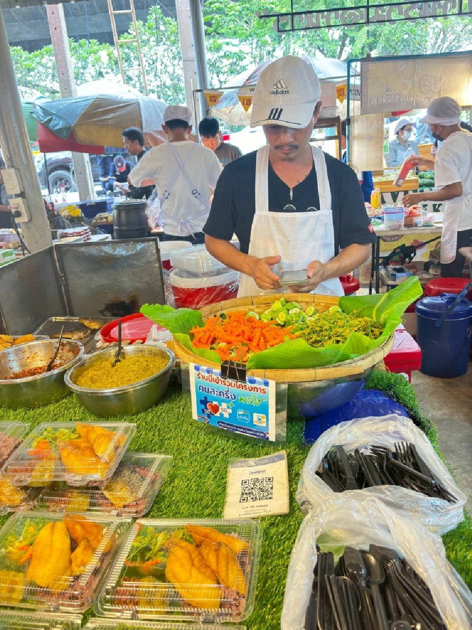 ร้านค้าคนละครึ่ง ตลาดเศรษฐี บางนา