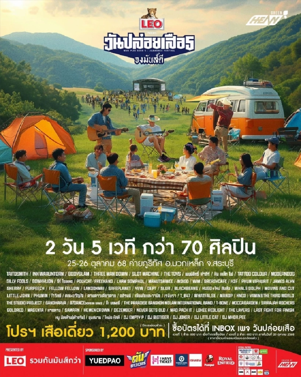 เบื้องหลัง ‘วันปล่อยเสือ 5’ เทศกาลดนตรี Eco Friendly ที่ทั้งมันส์และรักษ์โลก