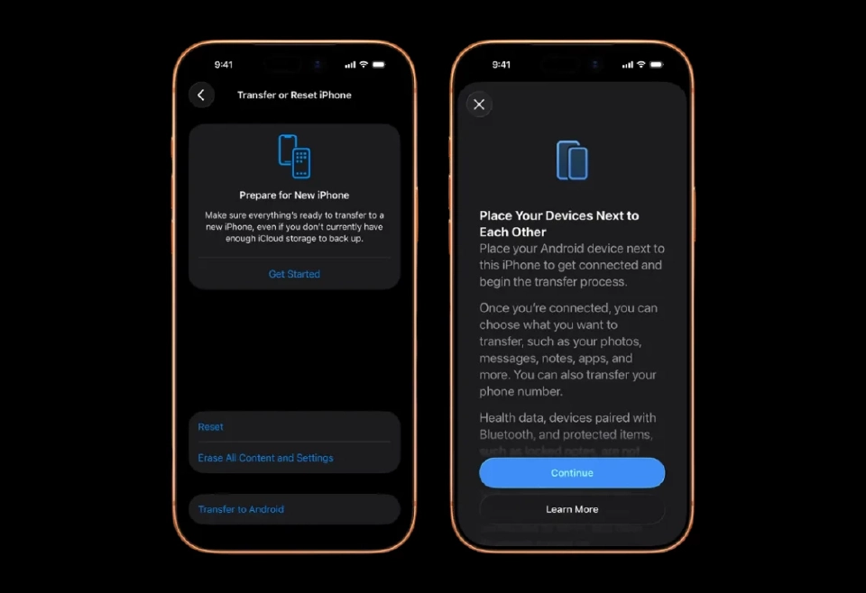 ผู้ใช้ iPhone เฮ!  ย้ายข้อมูลข้อมูลแอปไป-มา กับสมาร์ทโฟน Android