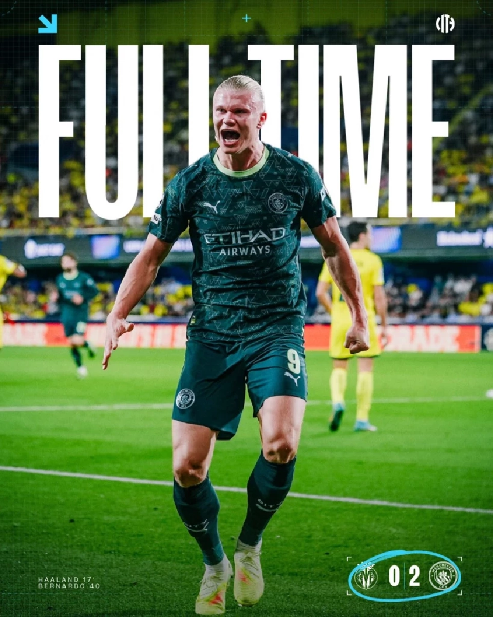 บียาร์เรอัล พ่าย แมนฯซิตี้ 0-2