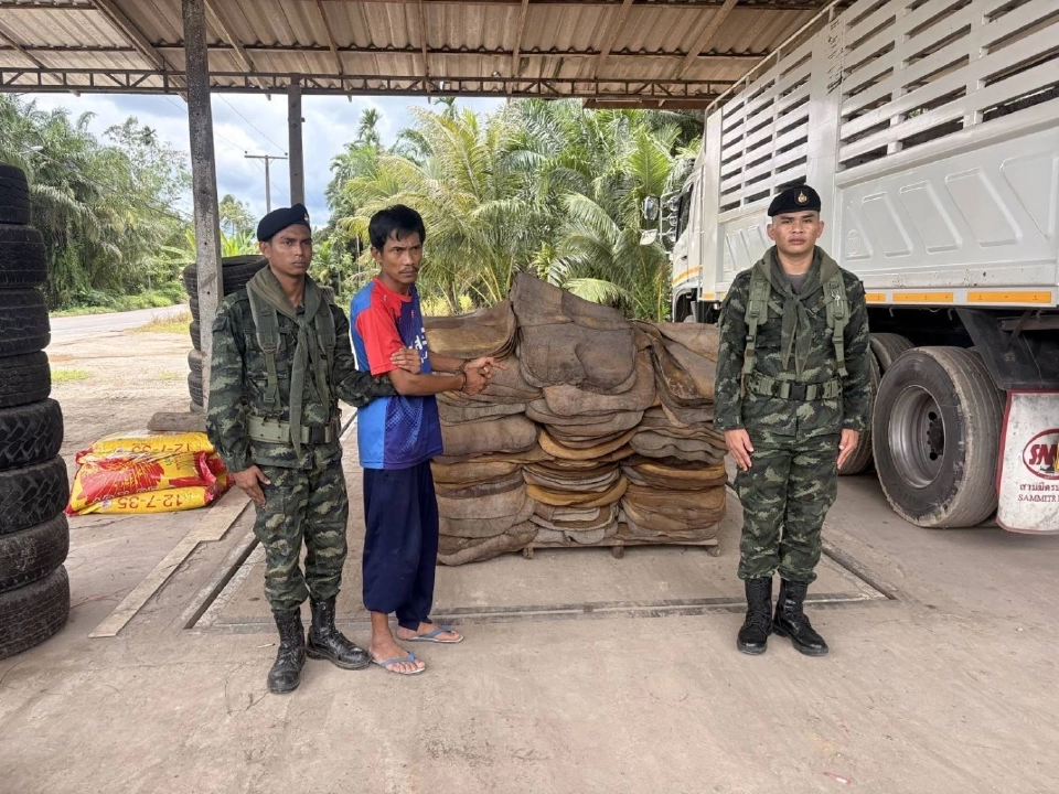 ลักลอบนำเข้ายางพาราโดยผิดกฎหมาย