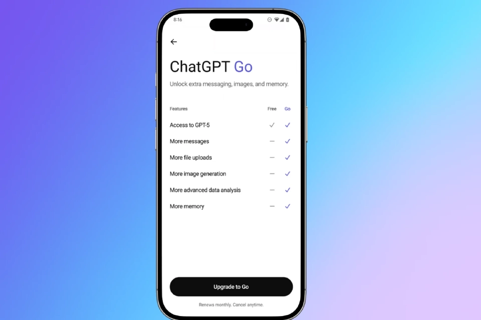 OpenAI เปิด ChatGPT Go ในไทยอย่างเป็นทางการ เริ่มต้น 259 บาท/เดือน