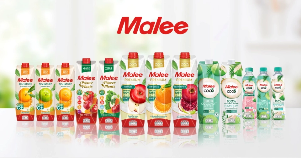 ตลาดน้ำผลไม้พร้อมดื่มทะลุ 1.2 หมื่นล้าน ‘มาลี‘ เร่งเจาะตลาดจีน-เกาหลี