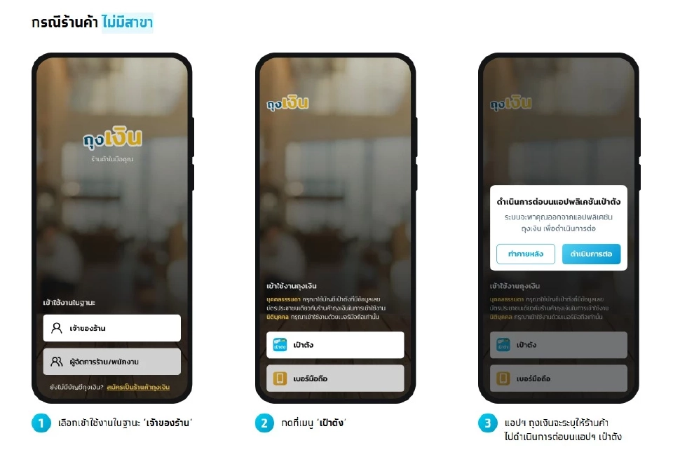 วิธีใช้งานแอปถุงเงิน ด้วยแอปฯเป๋าตัง