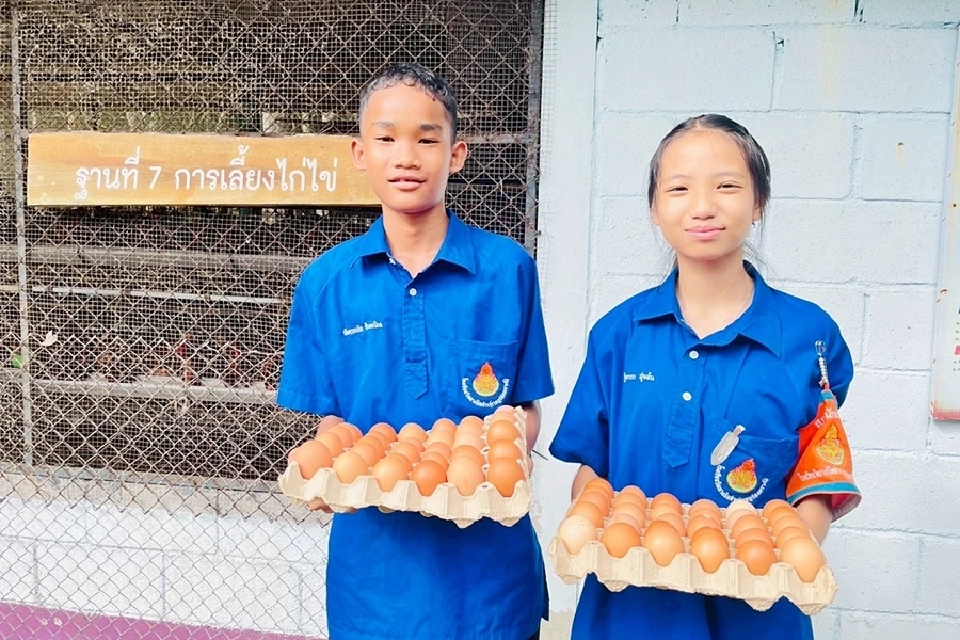 “ไข่จากมือเด็ก พลังใหม่สู่ชุมชน” ซีพีเอฟต่อยอดโครงการเลี้ยงไก่ไข่ร่วมสร้างความมั่นคงทางอาหาร