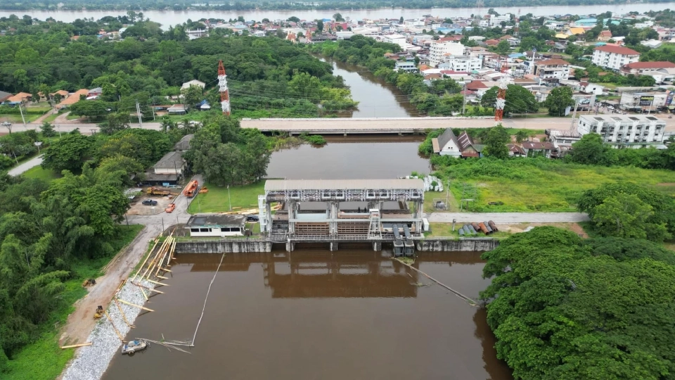 กรมชลประทาน เพิ่มการระบายน้ำเจ้าพระยาฝั่งตะวันออก ผ่านคลองชัยนาท - ป่าสัก