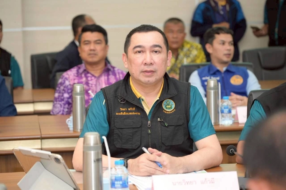 รมช.เกษตรฯ เคลื่อนทัพลงใต้ กำชับกรมชลฯ คุมเข้มแผนจัดการน้ำ ตั้งรับอุทกภัยนราธิวาส