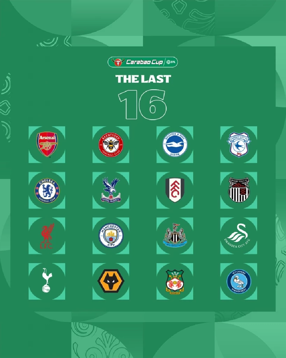 LIVE โปรแกรมถ่ายทอดสดคาราบาวคัพ  Carabao Cup ลิเวอร์พูล VS คริสตัล พาเลซ -อาร์เซนอล VS ไบรท์ตัน -นิวคาสเซิล VS สเปอร์ส