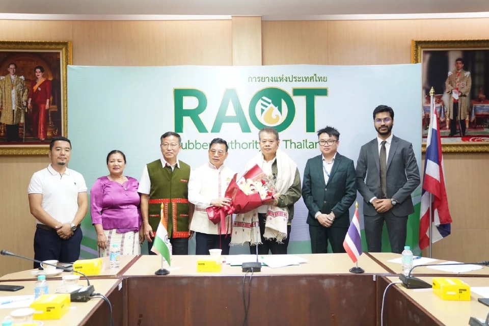 กยท.เปิดบ้าน ต้อนรับ รัฐอรุณาจัลประเทศอินเดีย ยกทีมเรียนรู้ยางพาราไทย