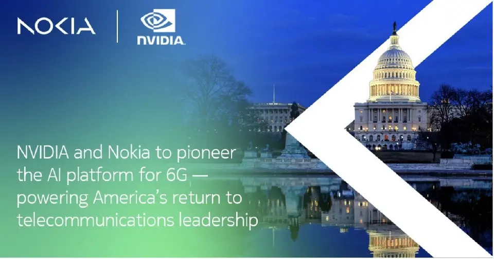 NVIDIA ทุ่ม 1 พันล้านดอลลาร์ หนุน Nokia ร่วมพัฒนา AI-RAN สู่ยุค 6G