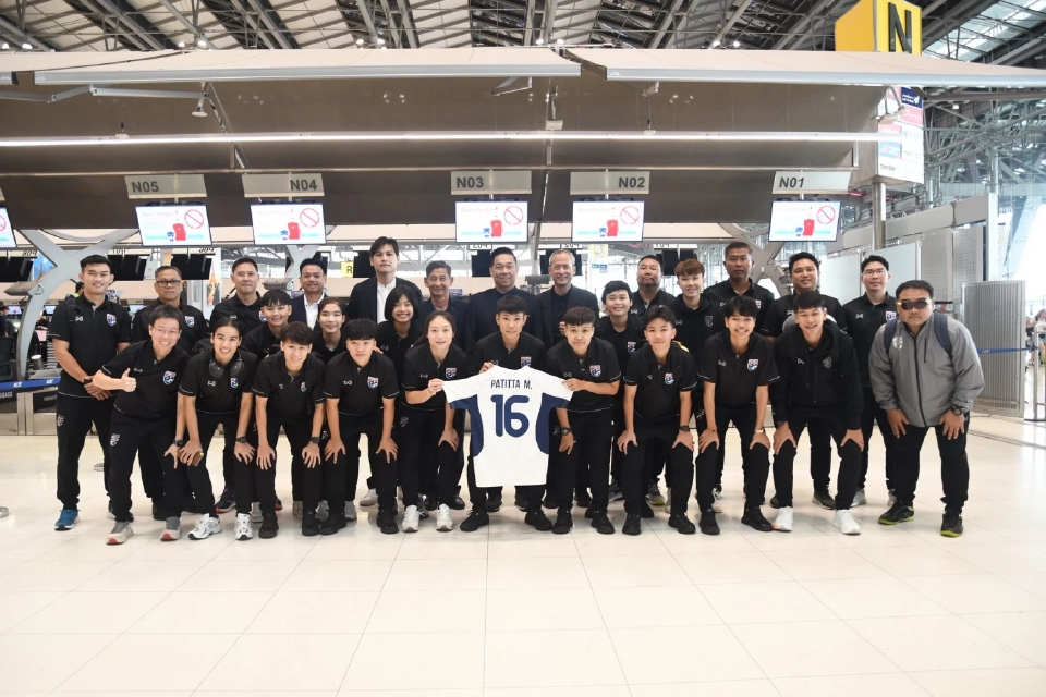 นักกีฬาฟุตซอลหญิงทีมชาติไทย ชุดเข้าร่วมการแข่งขันฟุตซอลหญิงชิงแชมป์โลก 2025 (FIFA Futsal Women’s World Cup 2025) 