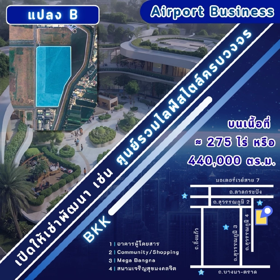 แปลงที่ดินท่าอากาศยานสุวรรณภูมิ