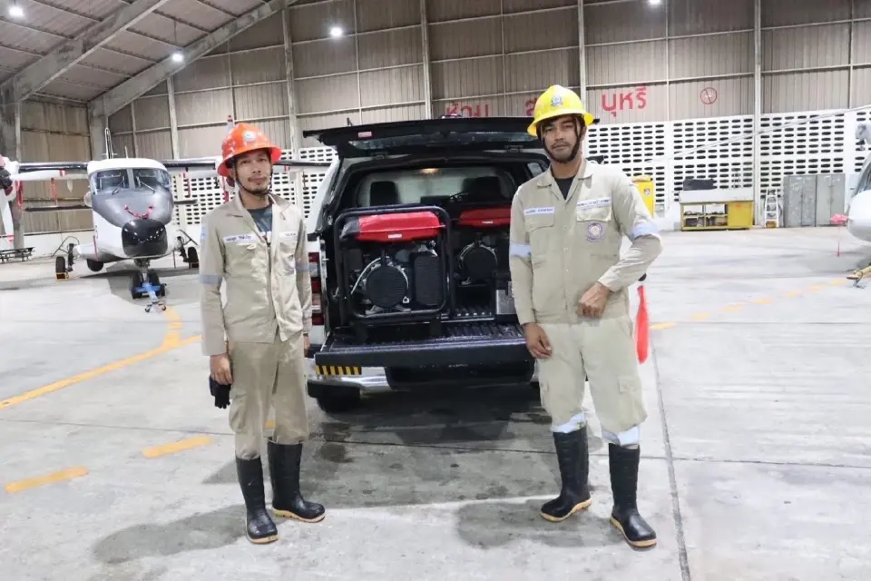กฟภ. ส่งเครื่องกำเนิดไฟฟ้าสำรองสนับสนุนจ่ายไฟโรงพยาบาลหาดใหญ่