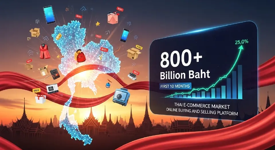 E-Commerce ไทยทะลุ 8 แสนล้าน ' Impatience Economy' กำลังเปลี่ยนประเทศ