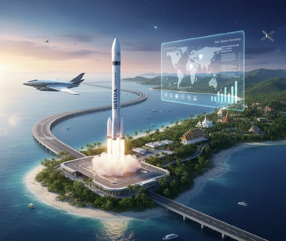 ไทยจ่อมี ท่าอวกาศยานแห่งแรก! “ชลบุรี-สงขลา-อู่ตะเภา” ขึ้นแท่นพื้นที่เหมาะสม