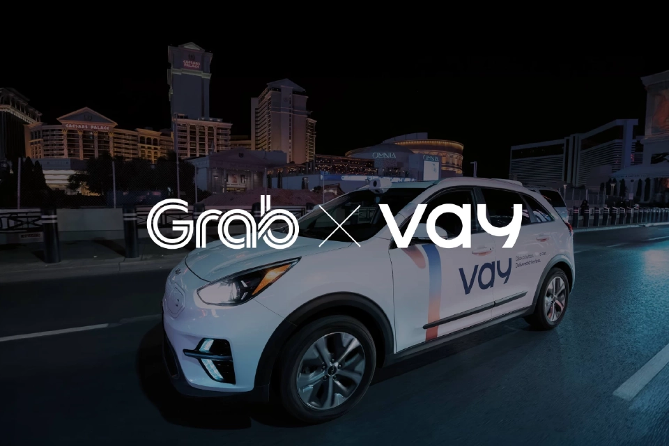 Grab ลงทุน 1.95 พันล้าน ใน Vay บริษัทเทคโนโลยียานพาหนะขับเคลื่อนอัตโนมัติ