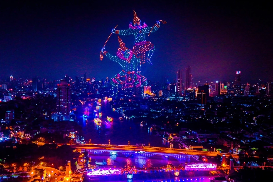 เปิดไฮไลท์ 15 จุดแสดงแสงสีเสียง 'วิจิตรเจ้าพระยา 2568' แสงแห่งสยามแม่ของแผ่นดิน