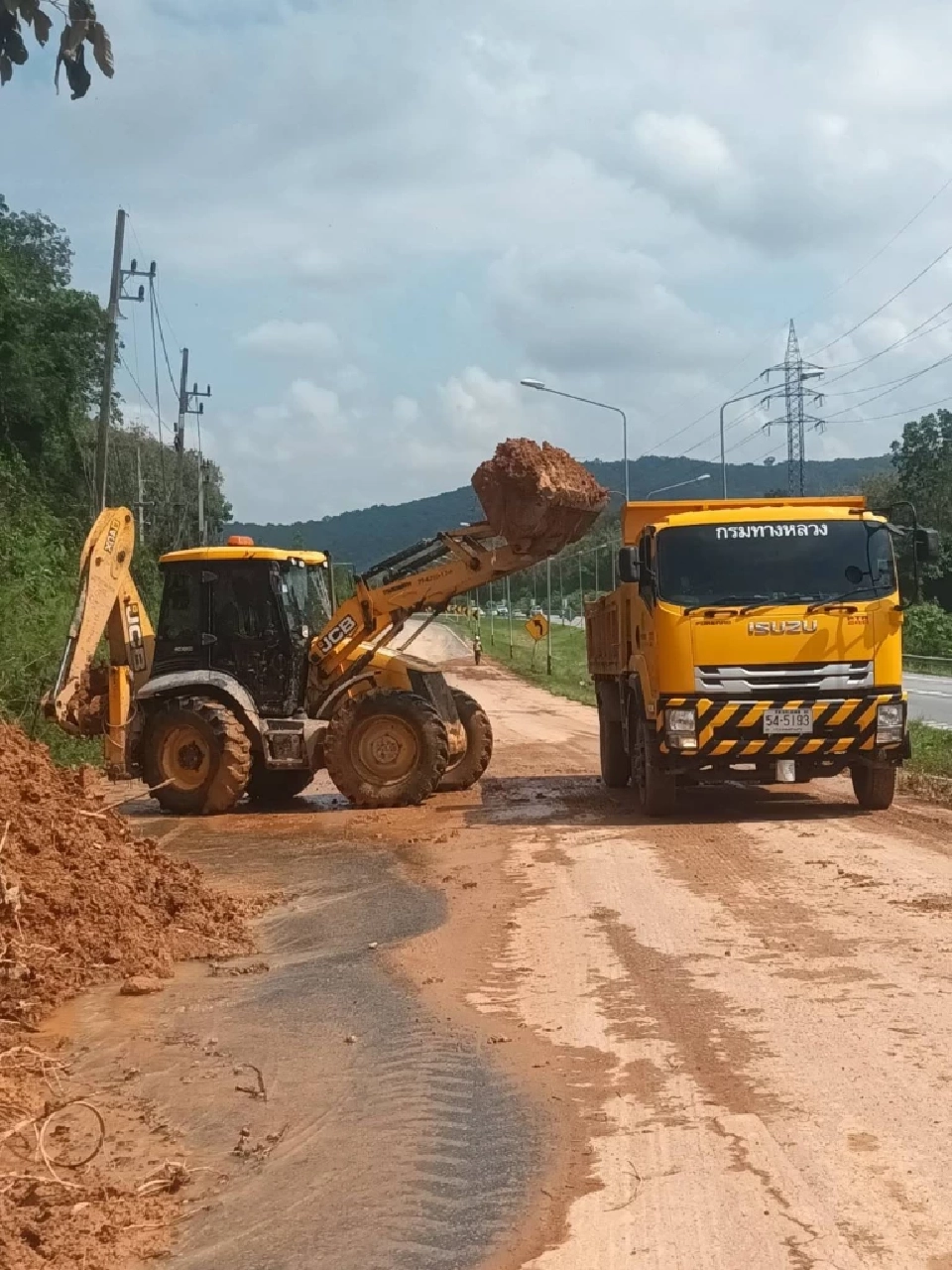 กรมทางหลวงเร่งฟื้นฟูเส้นทางเมืองหาดใหญ่