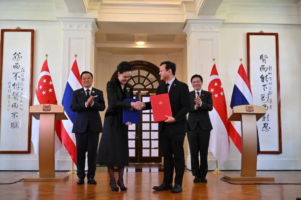 ไทย -สิงคโปร์เซ็น MOU ความร่วมมือค้าข้าว 1 แสนตัน ใน 5 ปี