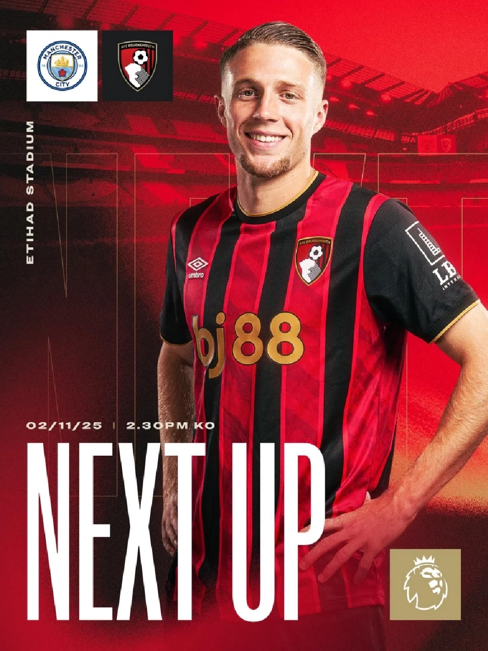 แมนฯซิตี้ VS บอร์นมัธ