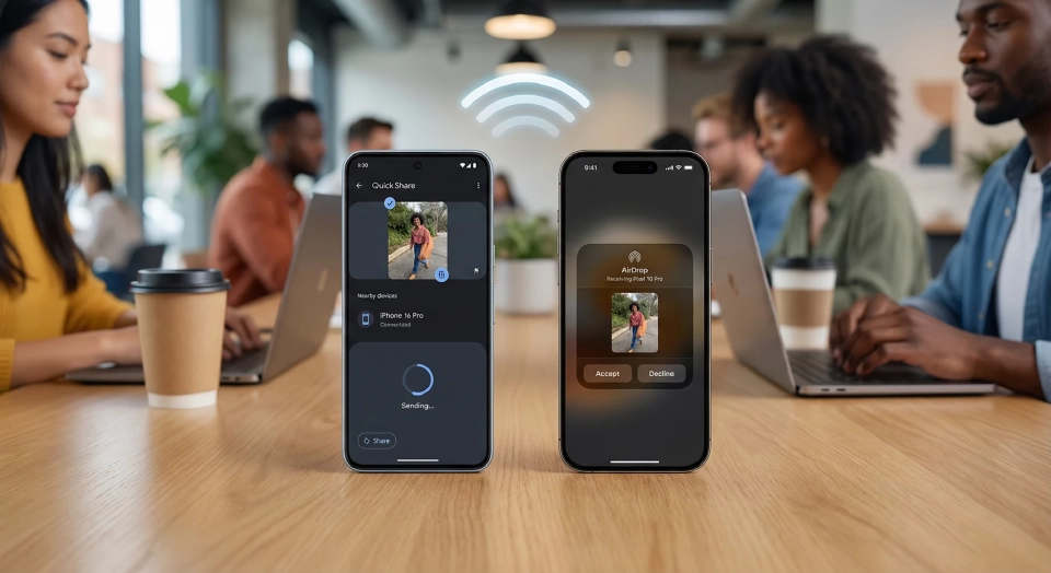 ปลดล็อกกำแพงข้ามค่าย Android สามารถ AirDrop ส่งไฟล์หา iPhone ได้แล้ว