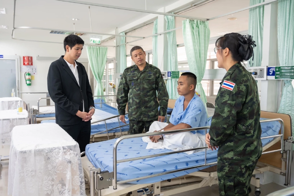 GULF มอบเงิน 1.3 ล้านบาท ช่วยเหลือทหารเหยียบกับระเบิด พื้นที่ห้วยตามาเรีย ชายแดนไทย-กัมพูชา