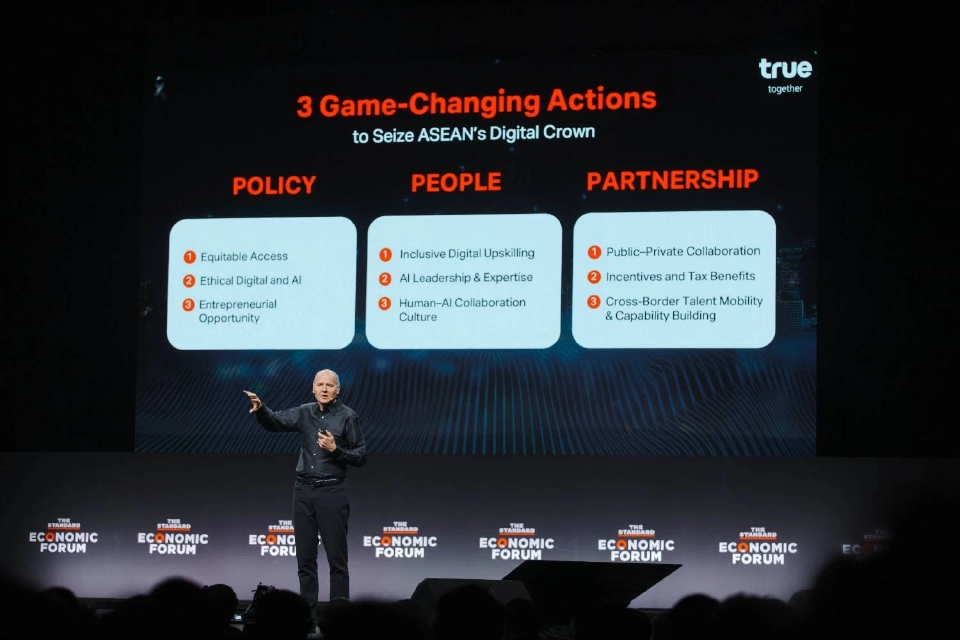 เปิดสูตร 3Ps เส้นทางสู่ผู้นำ AI อาเซียน ผ่านมุมมองกรุ๊ปซีอีโอ”ทรู”