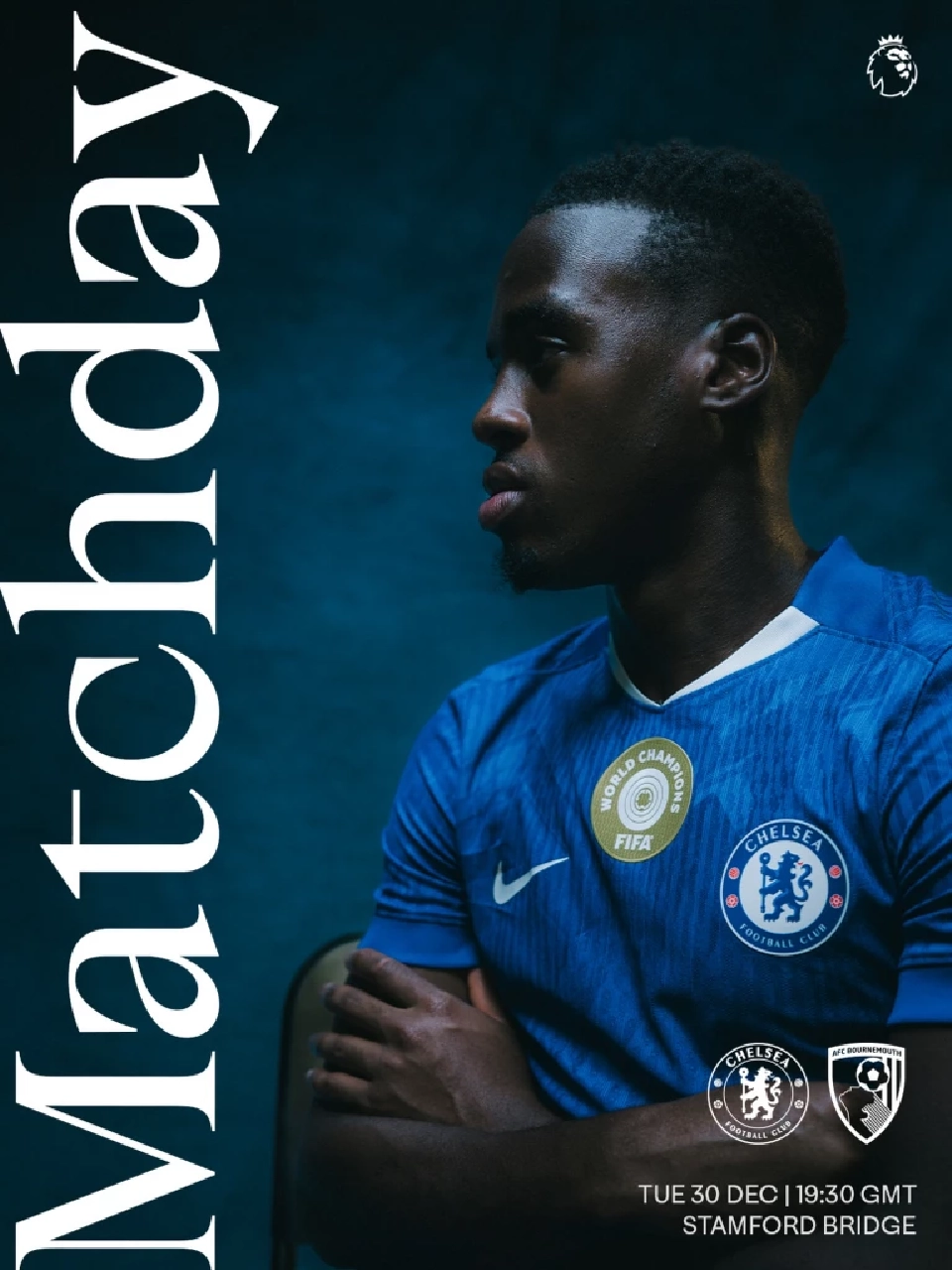 LIVE ดูบอลสด เชลซี พบ บอร์นมัธ ถ่ายทอดสด พรีเมียร์ลีกเวลา 02.30 น.