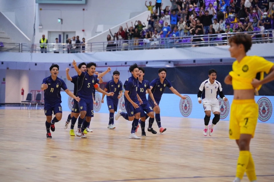 ฟุตซอลชายทีมชาติไทย U19 ชนะดวลจุดโทษ มาเลเซีย ผ่านเข้าสู่รอบชิงมาพบกับ อินโดนีเซีย