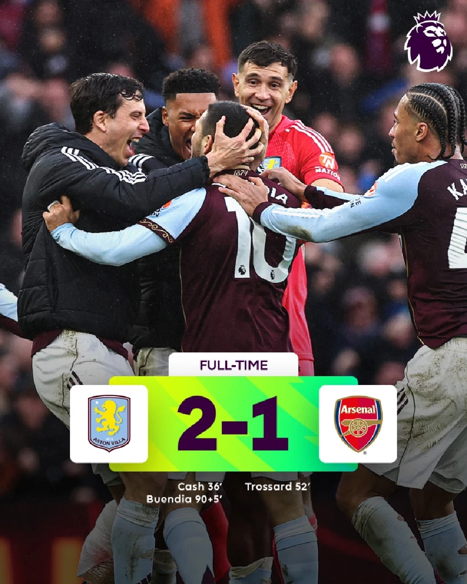 สรุปผลบอลสด ผลบอลพรีเมียร์ลีก อังกฤษ 2025/26 สัปดาห์ที่ 15