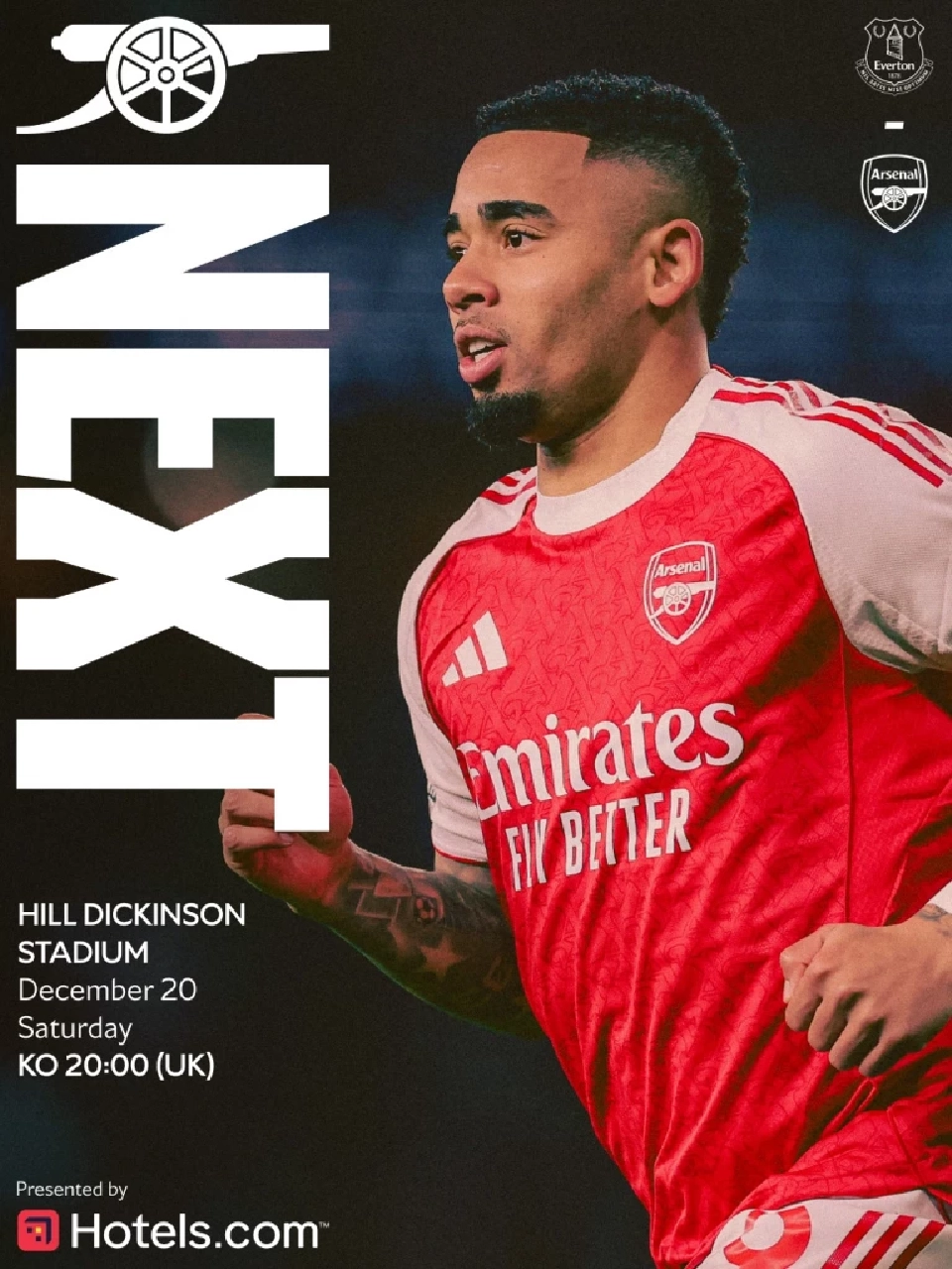 LIVE เอฟเวอร์ตัน พบ อาร์เซนอล ถ่ายทอดสด พรีเมียร์ลีกคืนวันนี้ ดูบอลสด 03.00 น. 