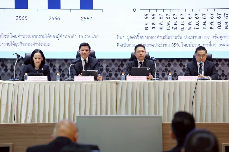 คลัง-ธปท. งัด 3 มาตรการคุมซื้อขายทองออนไลน์ เก็บภาษีธุรกิจเฉพาะ สกัดบาทแข็ง