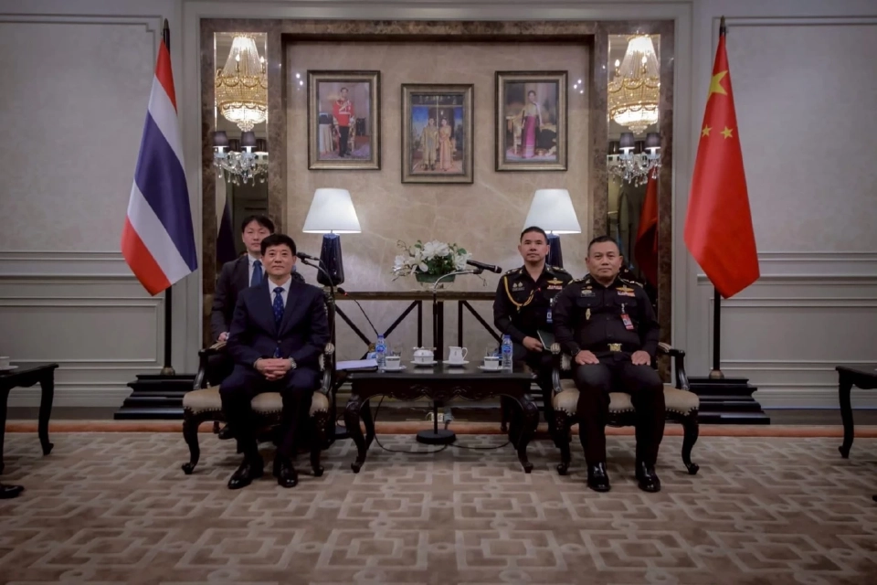 หลิว จงอี้ ถกกองทัพบก ขับเคลื่อนการแก้ไขปัญหาไซเบอร์สแกม