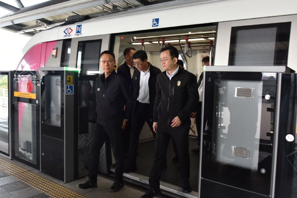 ปิดฉากวิกฤต 'สายสีชมพู' 5 สถานี เปิดเดินรถปกติ ฟรีค่าโดยสารวันนี้