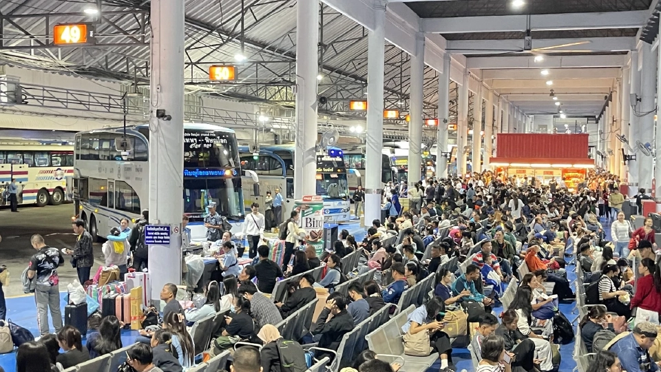 ปีใหม่ 2569 บขส.เปิดยอดผู้โดยสารเดินทางกลับบ้านวันแรก 1.3 แสนคน