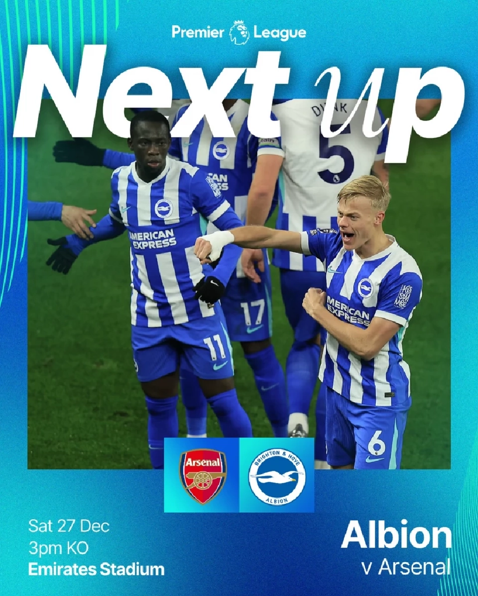 อาร์เซนอล VS ไบรท์ตัน 