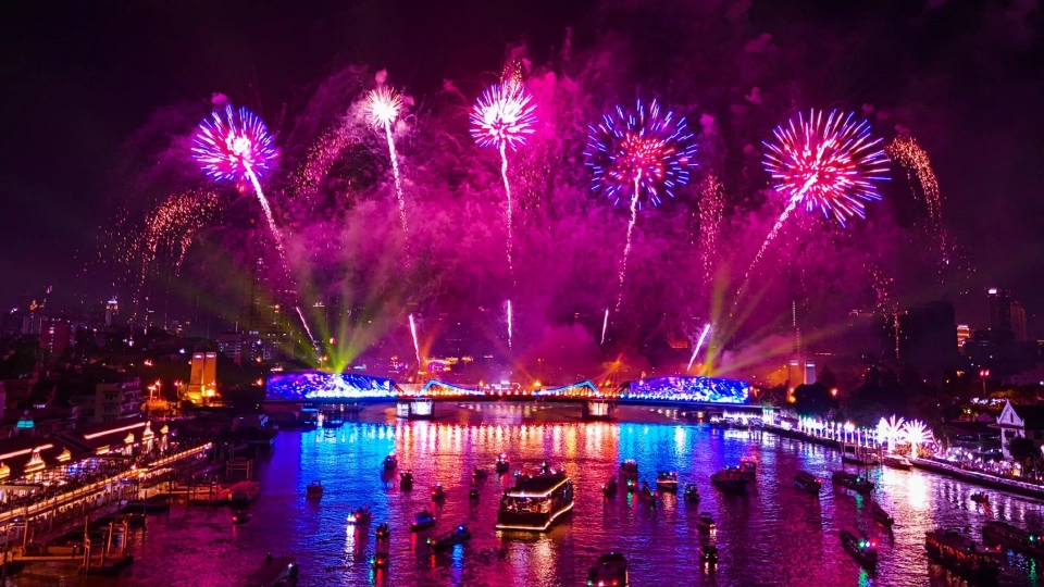 งานวิจิตรเจ้าพระยา 2568 ล่าสุดเพิ่มรอบการจัดแสดงพลุ-โดรน วันนี้ 23 ธันวาคม 2568 