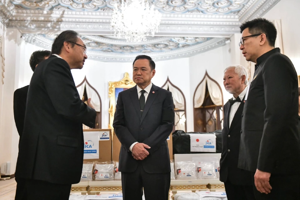 รัฐบาลญี่ปุ่นมอบชุดบรรเทาทุกข์ 7.1 ล้านบาท ส่งช่วยน้ำท่วมใต้