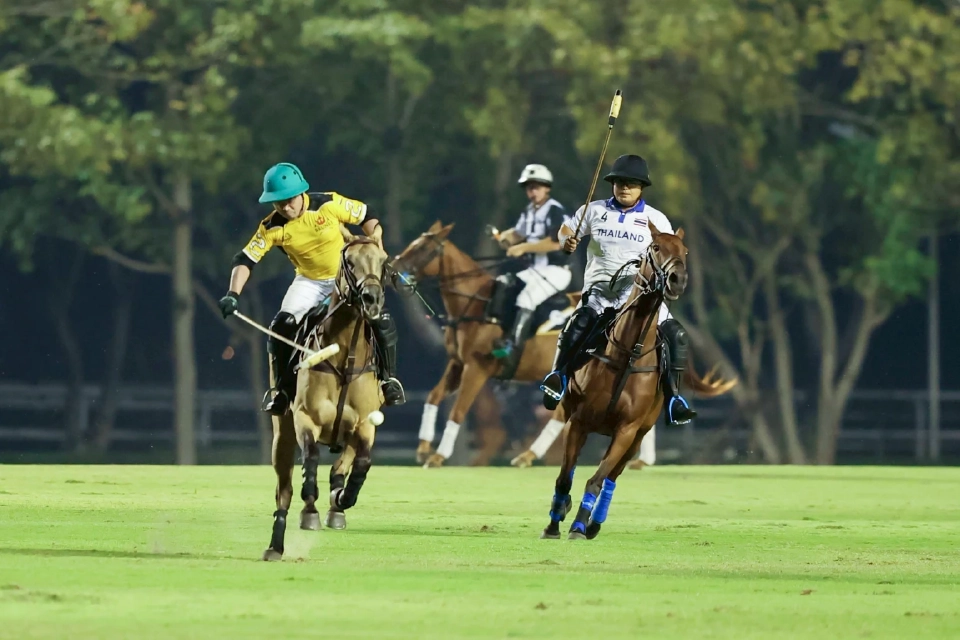 ซีเกมส์ 2025 ต็อบ อัยยวัฒน์ นำทีมชาติไทย พิชิตบรูไน คว้าเหรียญทองแรกกีฬาขี่ม้าโปโล